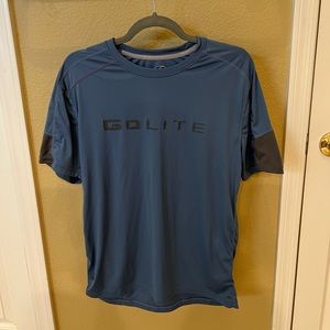 Men’s blue large Go Lite t shirt